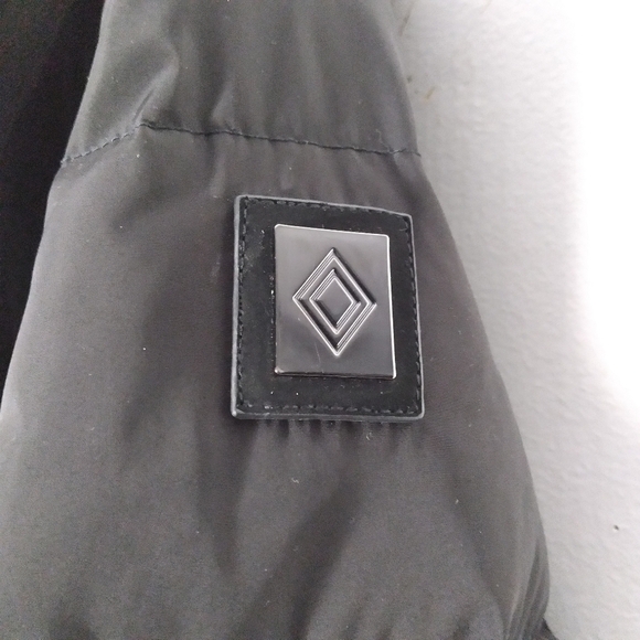 Diamond Trail black down puffer winter coat - Picture 8 of 13